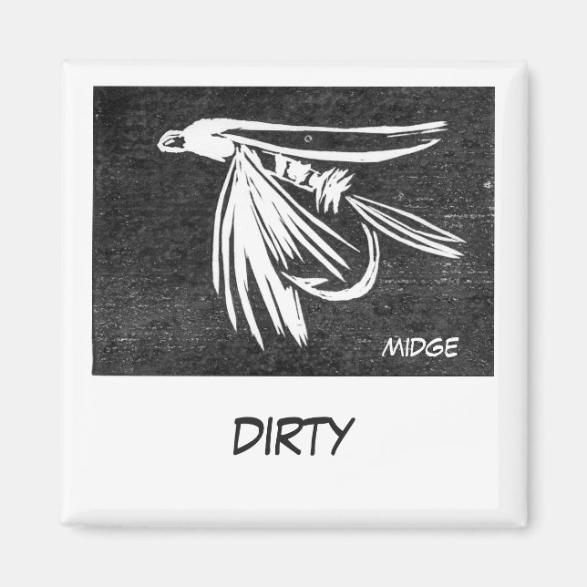 "Midge" Dish Washer Status Magnet (Framsidan)