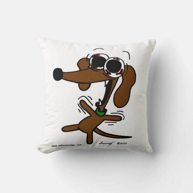 Midge Freakin'Out Pillow - Rosa Kudde (Framsida)