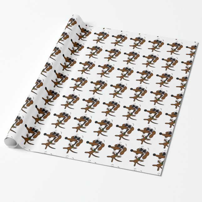 Midge Freakin'Out Wrapping Papper Presentpapper (Utrullad)