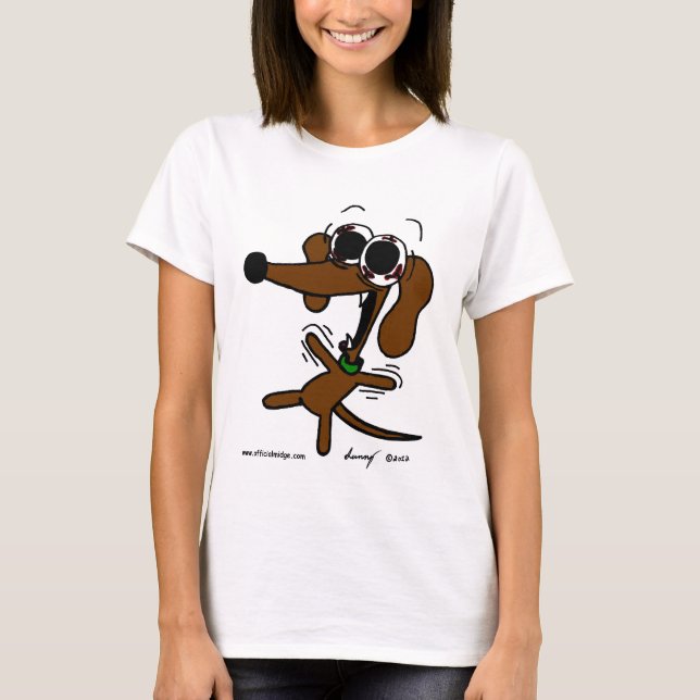 Midge Freakin'ut Womens Moderskap T-Shirt (Framsida)