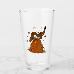 Midge i en pil av Löv Tumbler Glass Glaskopp