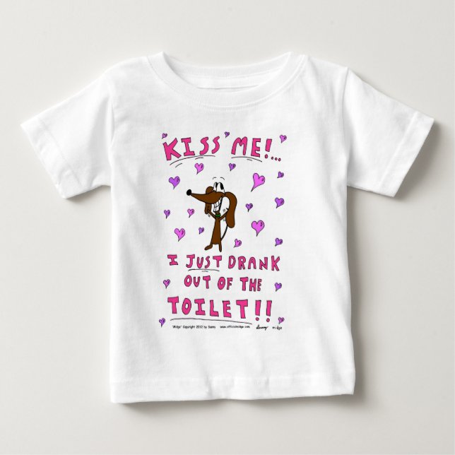 Midge 'KISS ME' Infant T-Shirt (Framsida)