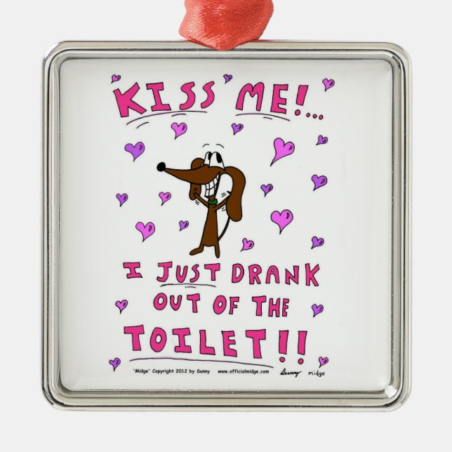 Midge "KISS ME" Ornament (Framsidan)