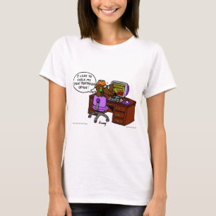 Midge Lagrar Portfolio Womens Baby Doll T-Shirt