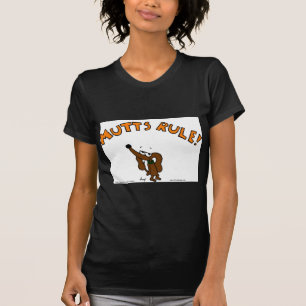 Midge MUTTS HEREskar Dam T-Shirt i kort storlek