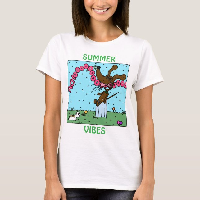 Midge "SOMMER VIBES" T-Shirt (Framsida)
