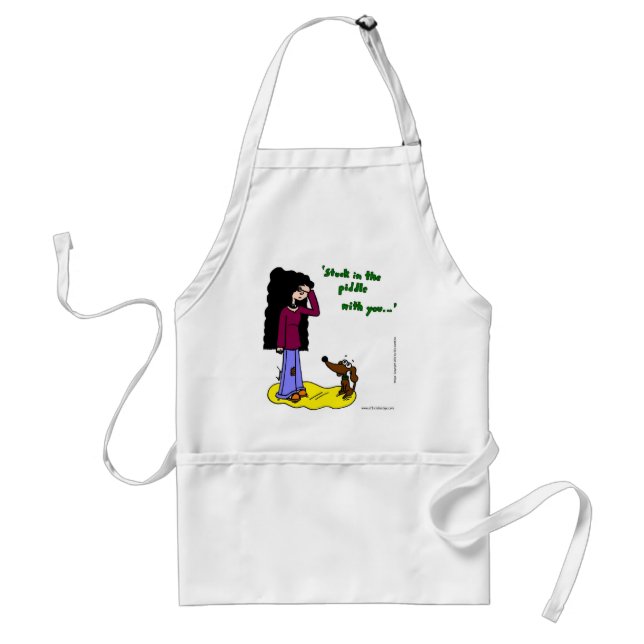Midge "Stuck in Piddle with you" Apron Förkläde (Framsidan)