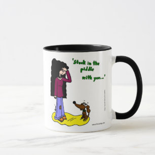 Midge "Stuck in Piddle with You" Mugg