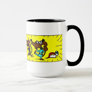 Midge Superhjälte Trio Mugg