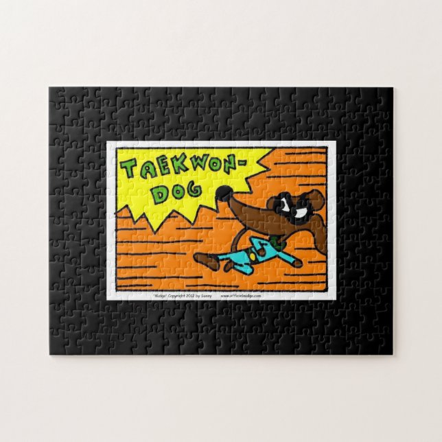 Midge TAEKWON-HUND Puzzle Pussel (Horisontell)