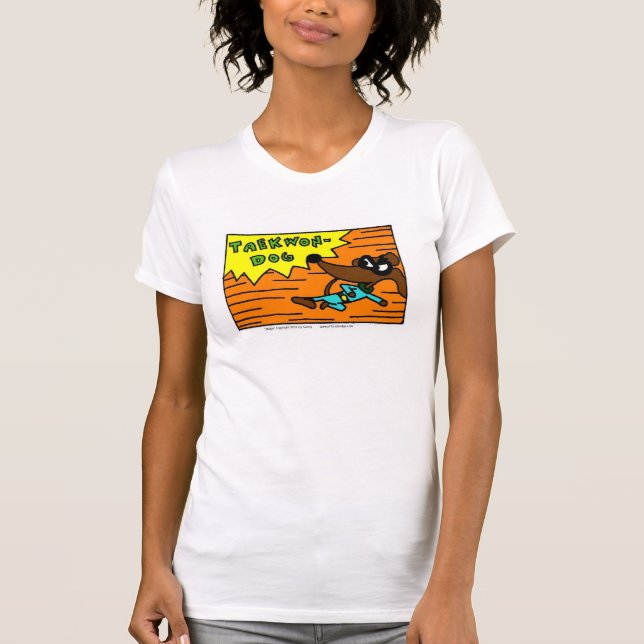 Midge "TAEKWON-HUND" Womens-Tanktopet Tee Shirt (Framsida)