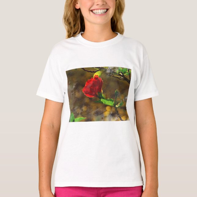 Midges's Flowers T Shirt (Framsida)
