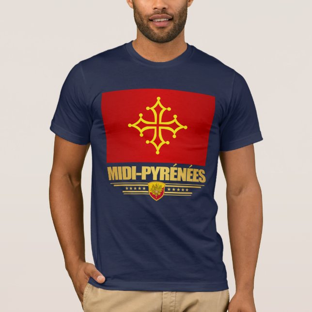 Midi-Pyrenees Tee Shirt (Framsida)