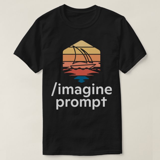 Midjourney Imagine Fråga 15 T Shirt (Design framsida)