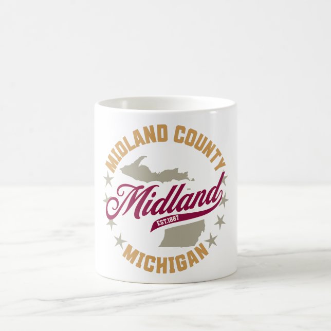 Midland, Michigan Kaffemugg (Center)