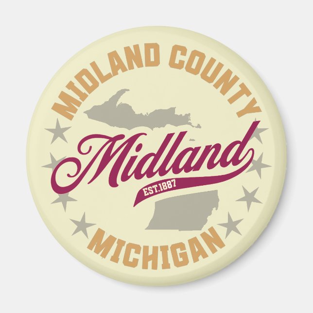 Midland, Michigan Magnet (Framsidan)