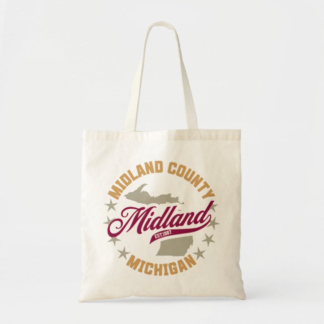 Midland, Michigan Tygkasse (Framsidan)