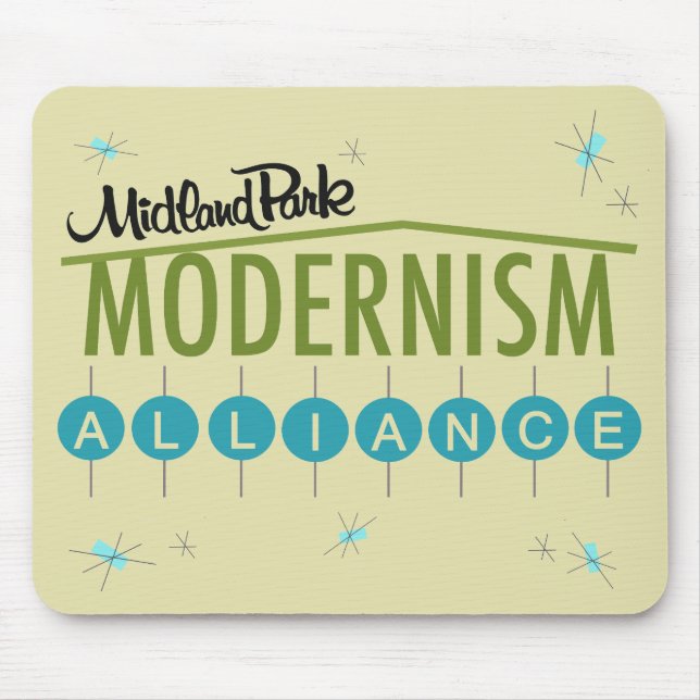 Midland Park Modernism Alliance Toronto Mousepad Musmatta (Framsidan)