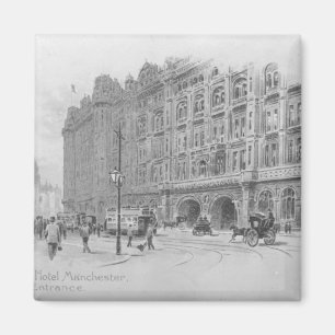 Midlandhotellet, Manchester, c.1910 Magnet