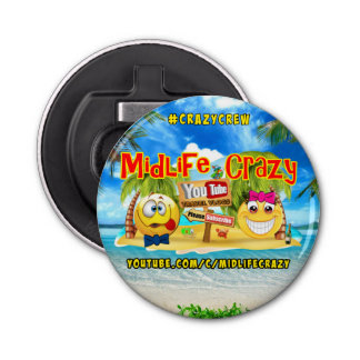 Midlife Crazy Flaska Open Flasköppnare