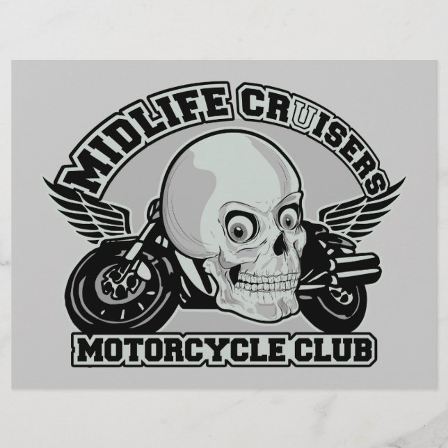 Midlife Cruisers MC anpassade flygblad (Framsidan)