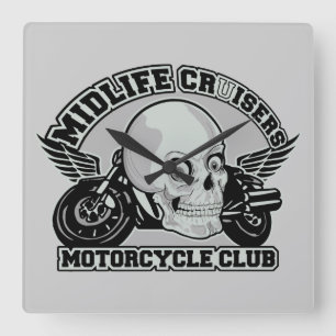 Midlife Cruisers MC-anpassningsbar Fyrkantig Klocka