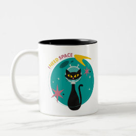 MidMod Cat i Space Mugg 'I Need Space'
