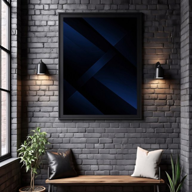 Midnatt blå djup poster (Skapare uppladdad)