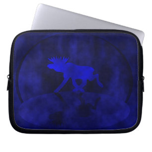 Midnatt blåttälg laptop fodral