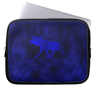 Midnatt blåttälg laptop fodral