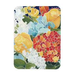 Midnatt Blommigt II Magnet