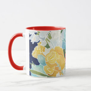 Midnatt Blommigt II Mugg