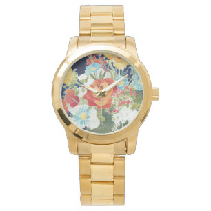 Midnatt Blommigt IV Armbandsur