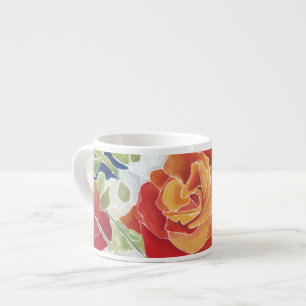 Midnatt Blommigt IV Espressomugg