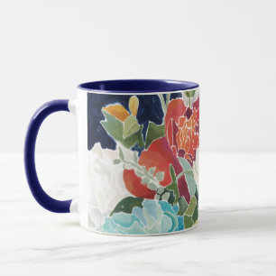 Midnatt Blommigtar I Mugg