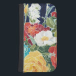 Midnatt Blommigtar I Samsung S4 Plånboksfodral<br><div class="desc">Blommigt</div>