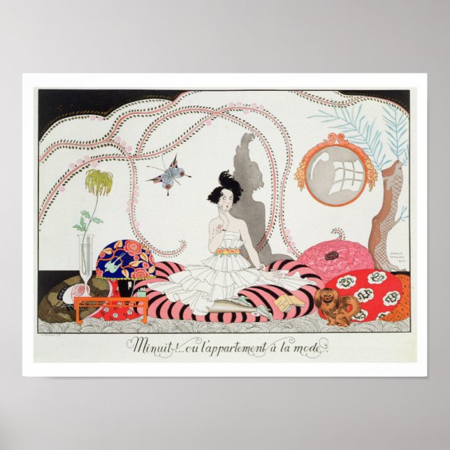 Midnatt, eller Fashionable Apartment, 1920 (poch) Poster (Framsidan)