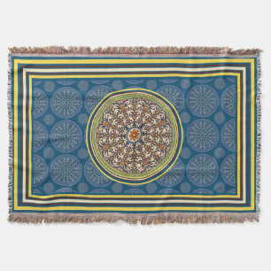 Midnatt Garden of Shiraz Throw Filt