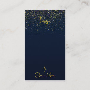 Midnatt Glitterbomb Juelry Earring Visning Card Visitkort