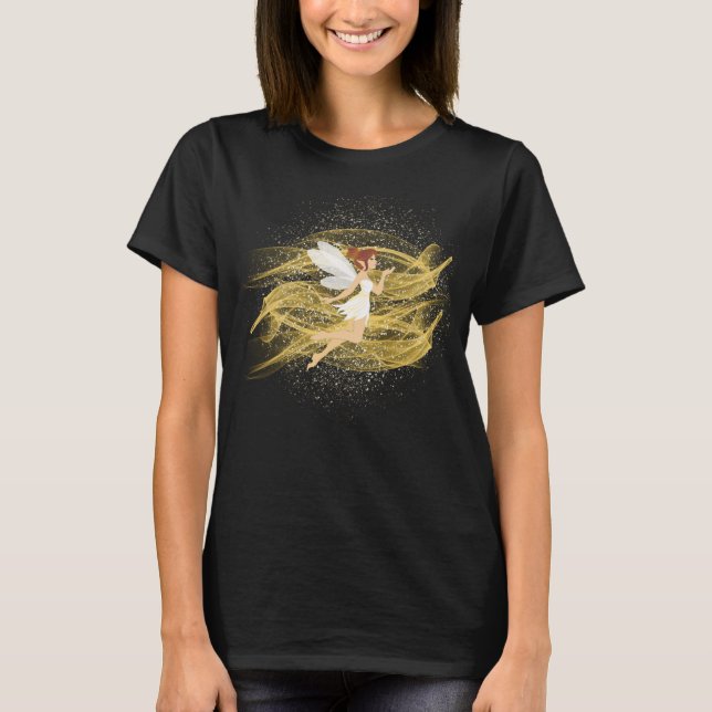 Midnatt Glöd Älva T Shirt (Framsida)