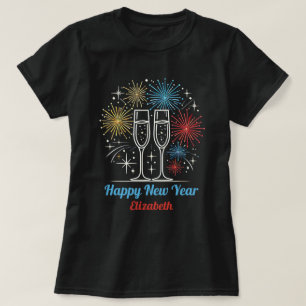 Midnatt Gnistra Firande T Shirt
