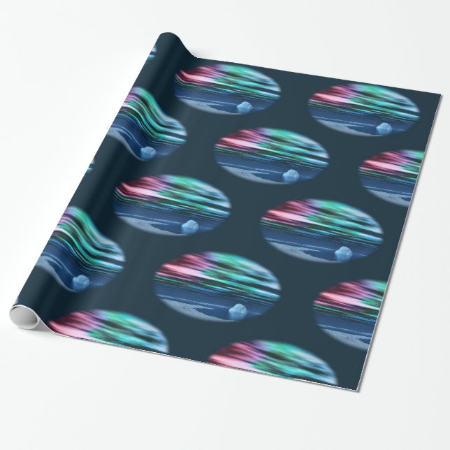 Midnatt, gryning Papper jul Presentpapper (Utrullad)
