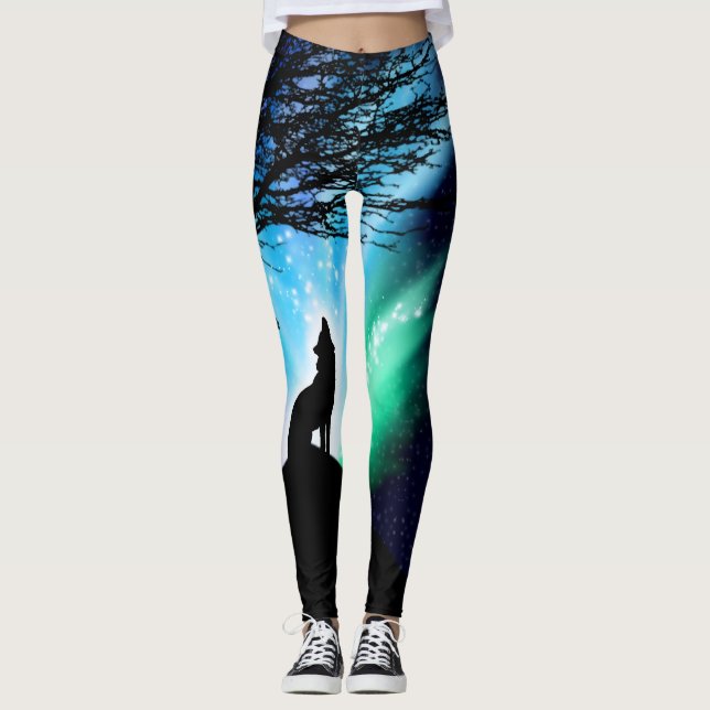 Midnatt Howl Leggings (Framsida)