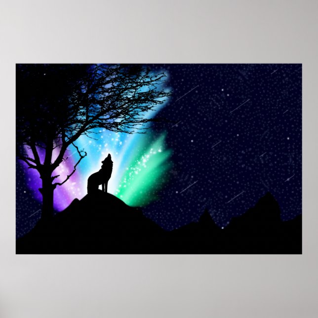 Midnatt Howl Poster (Framsidan)