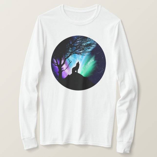 Midnatt Howl T Shirt (Design framsida)