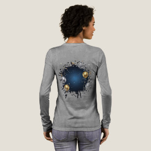 Midnatt i guld och silver t shirt