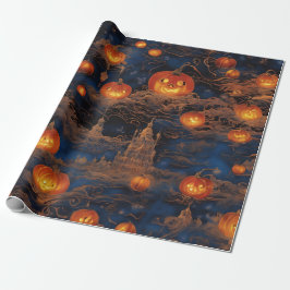 Midnatt Jack-O'-Lantern Boll Presentpapper