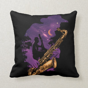 Midnatt Jazzdekorativ kudde