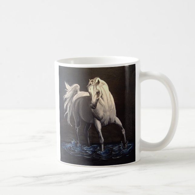 Midnatt kråma sig kaffemugg (Höger)