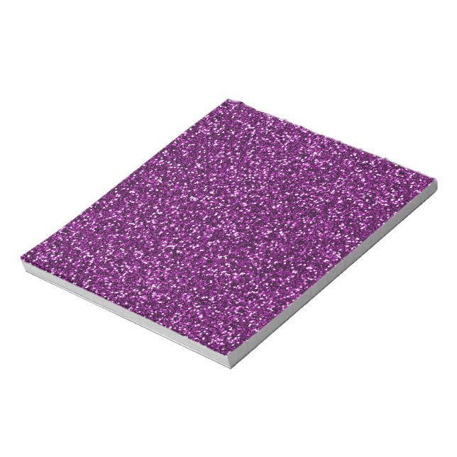 Midnatt Lila Glitter Anteckningsblock (Roterad)